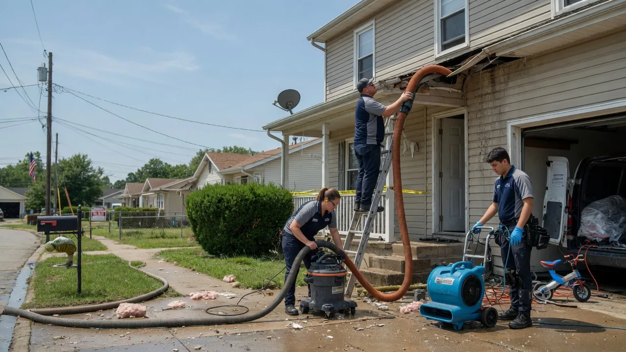 Water Damage Restoration in Pershing, IN near me